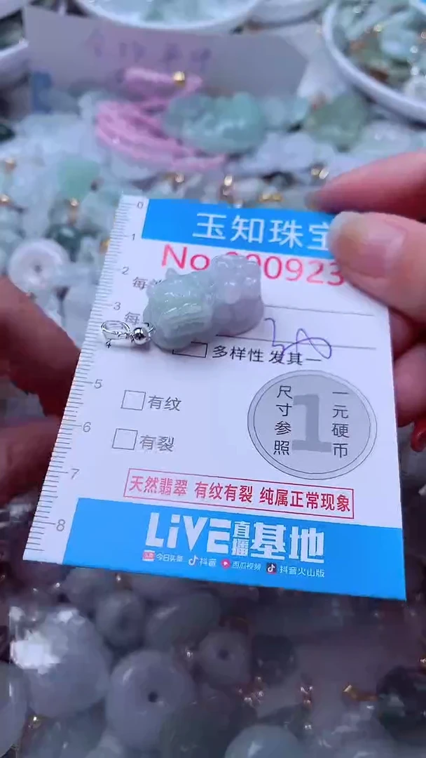 吊坠(不含链)未镶嵌翡翠9237