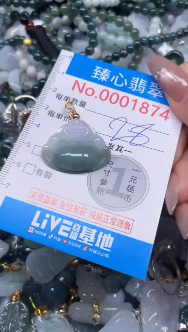 颈饰未镶嵌翡翠1874