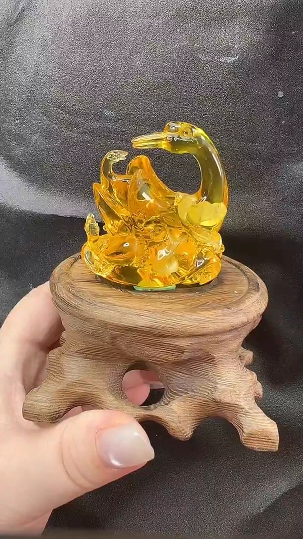 琥珀颈饰未镶嵌吊坠