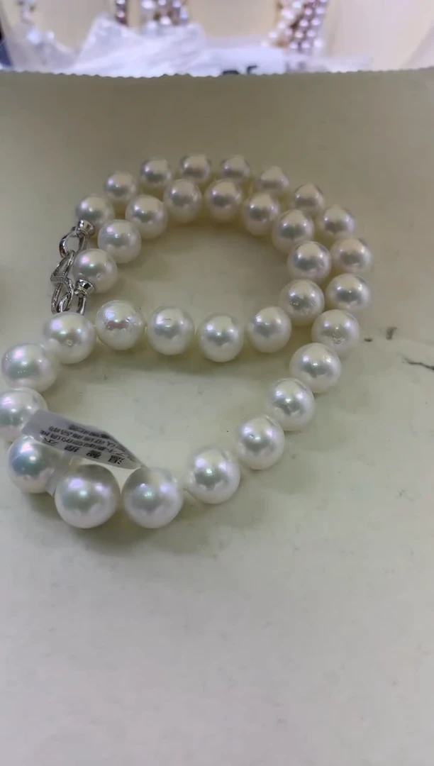 【闪购商品】淡水珍珠项链银S925镶嵌淡水珍珠项链