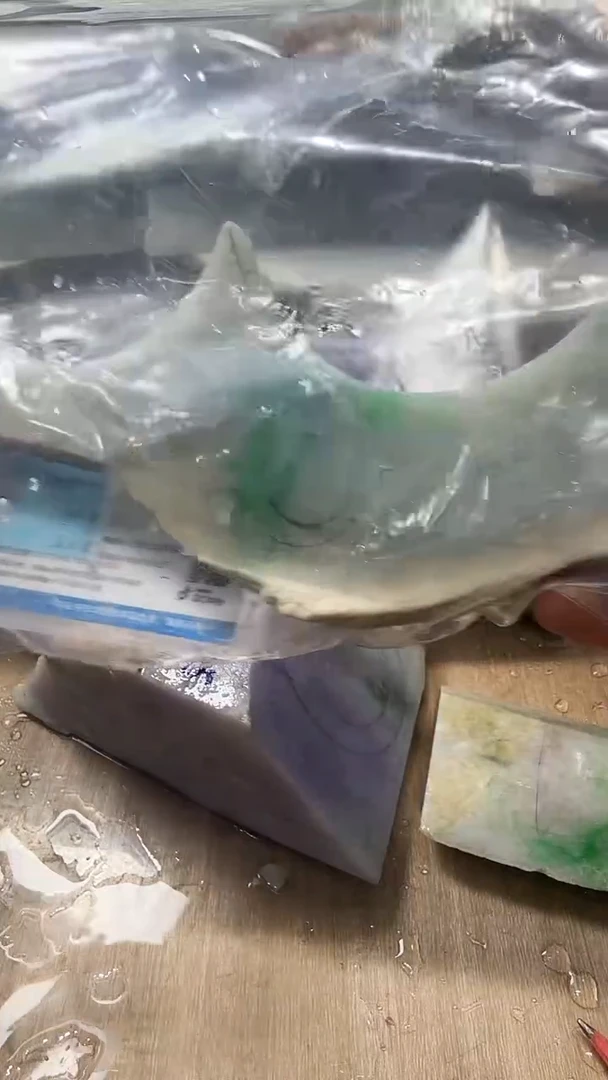 裸石翡翠天然翡翠A货花662