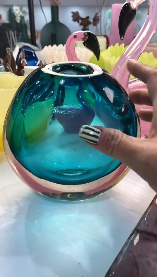 【闪购商品】琉璃慕忆家花瓶微瑕