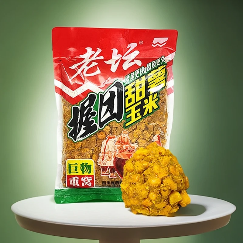西部风 老坛握团甜薯玉米800克水库池塘野钓鲤鱼草鱼窝料钓饵