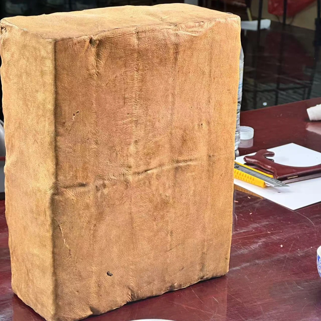 【14849】宋字羊皮大砖 聘 普洱茶生茶4900克 送茶样