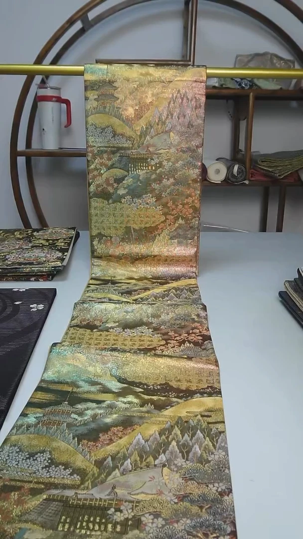 织绣15西阵织六通风景