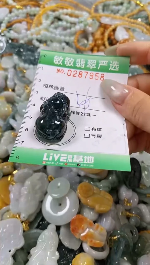 翡翠未镶嵌颈饰闪购0287958