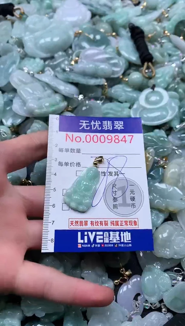 颈饰未镶嵌翡翠9847