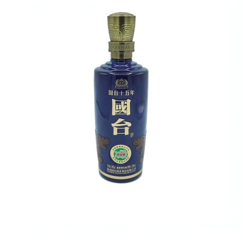 国台【国台】贵州国台酒 国台十五年本品无原箱年份随机53%Vol500ml