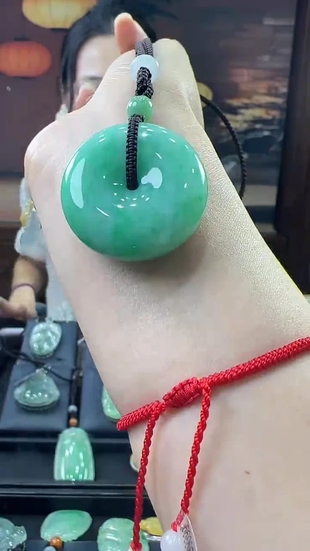 未镶嵌挂件翡翠平安扣