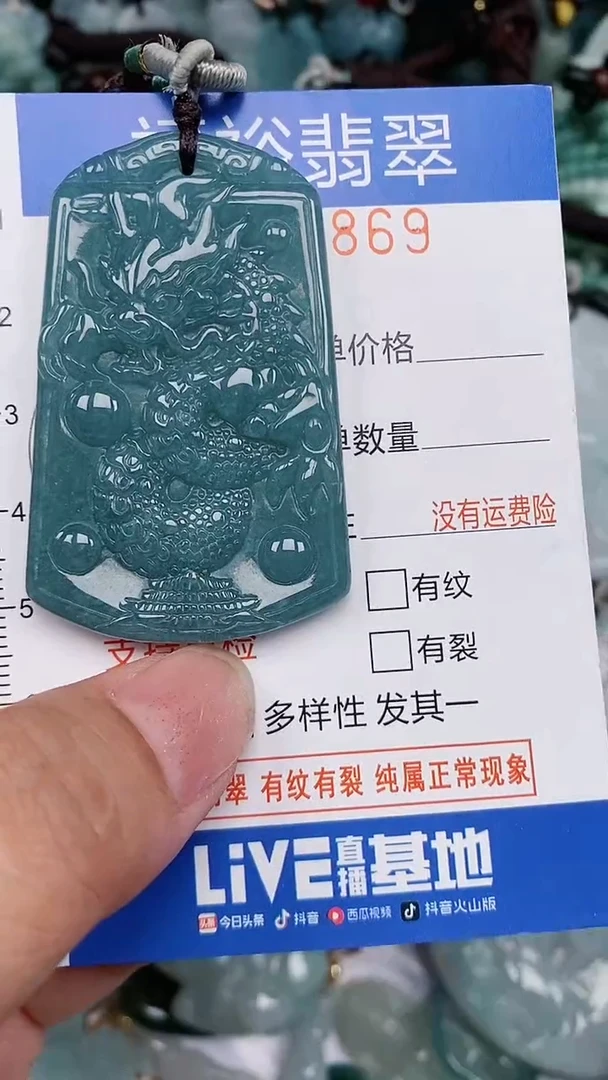 翡翠未镶嵌颈饰..0000869