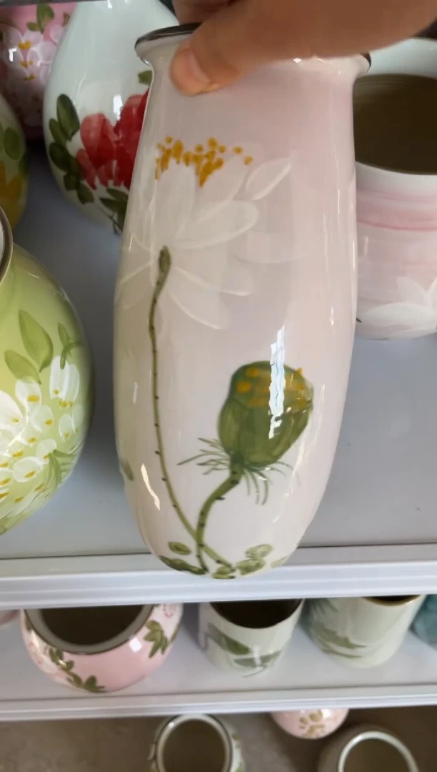 瓶瓷景德镇手绘花瓶