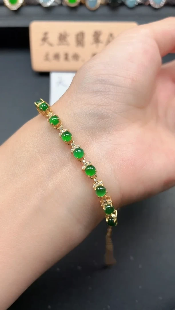 银S925镶嵌戒指翡翠11