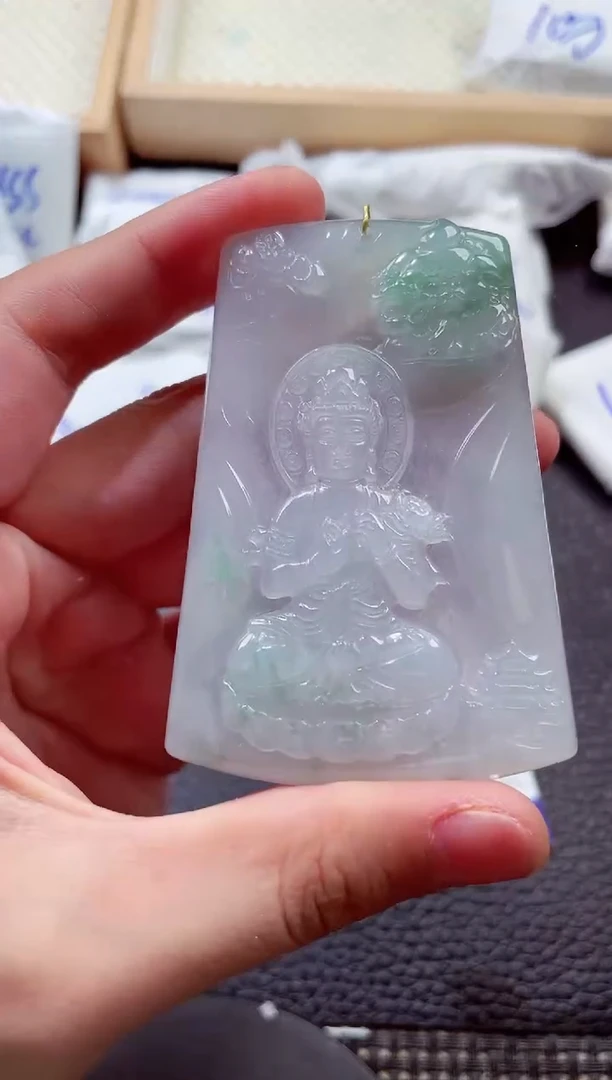 颈饰未镶嵌翡翠00002804文殊