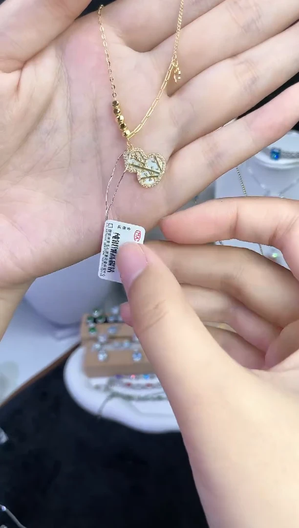 合成立方氧化锆足银S925纯银饰品 编号F0190套链