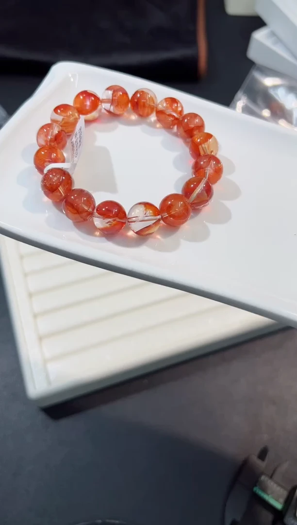 【闪购商品】水晶手串未镶嵌5u多样性发其一/1条13,mm默认微瑕