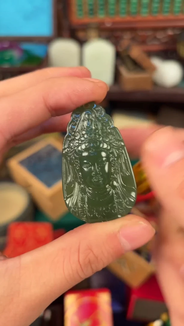 未镶嵌和田玉挂件时来运转直播间专属链接