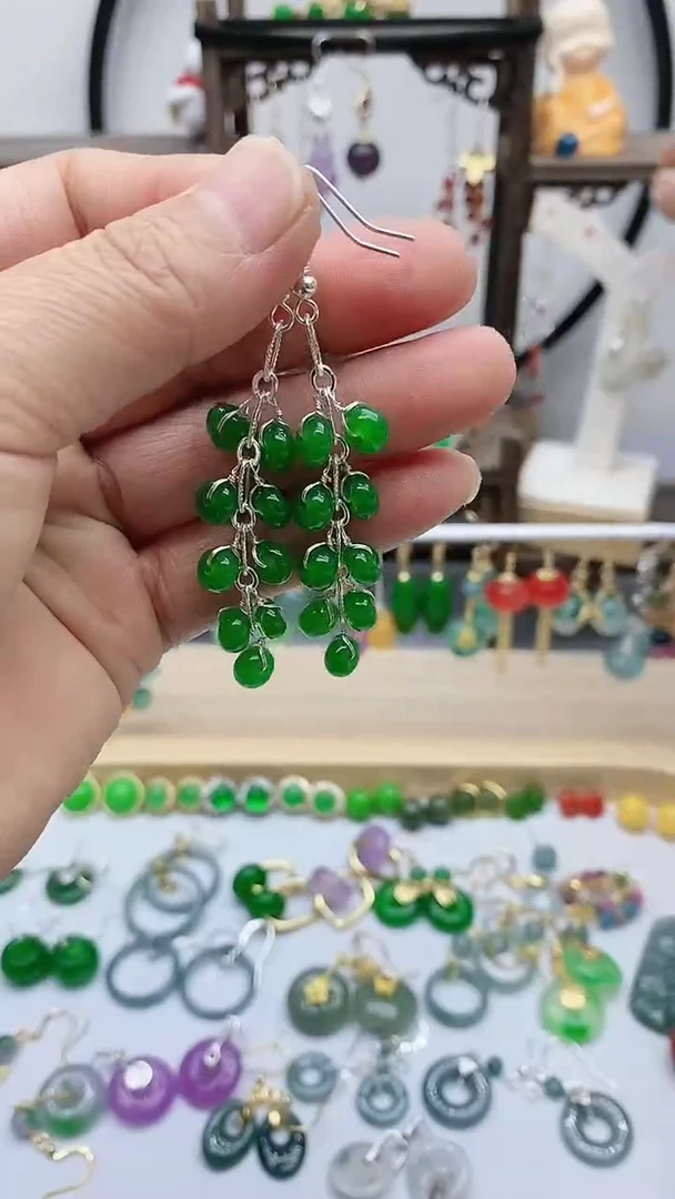 未镶嵌翡翠耳饰翡翠661