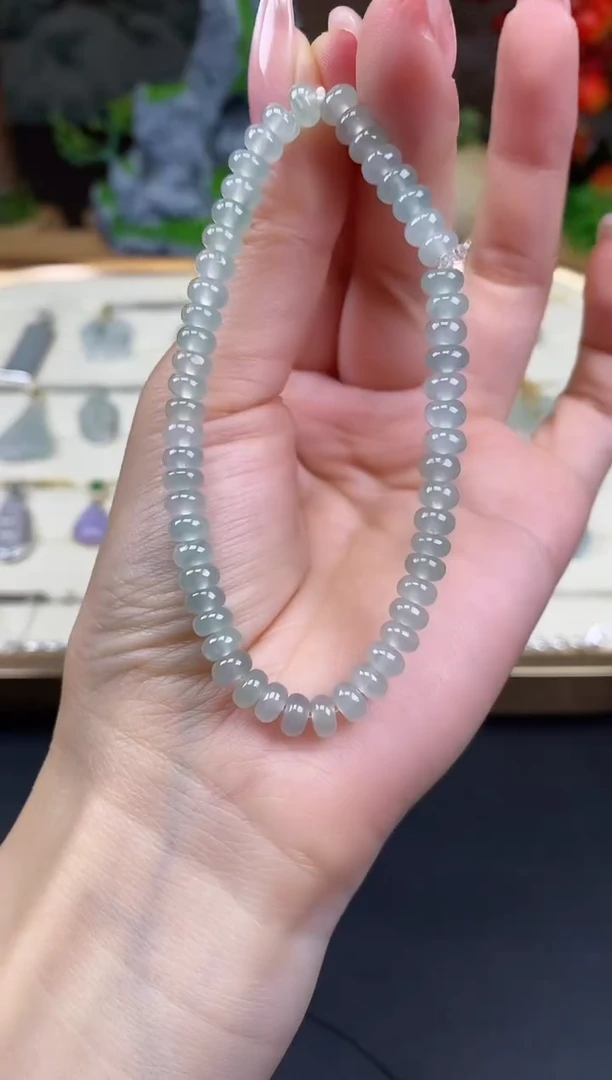 未镶嵌手串翡翠圆珠手串@@CMT