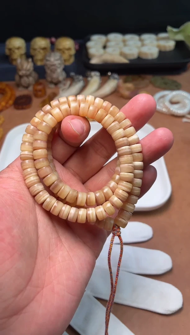 驼骨其他小****军杂件802-驼骨药片长串