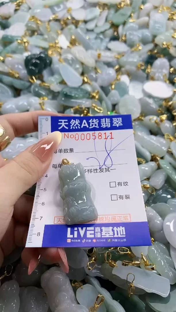 颈饰未镶嵌翡翠天然A货翡翠