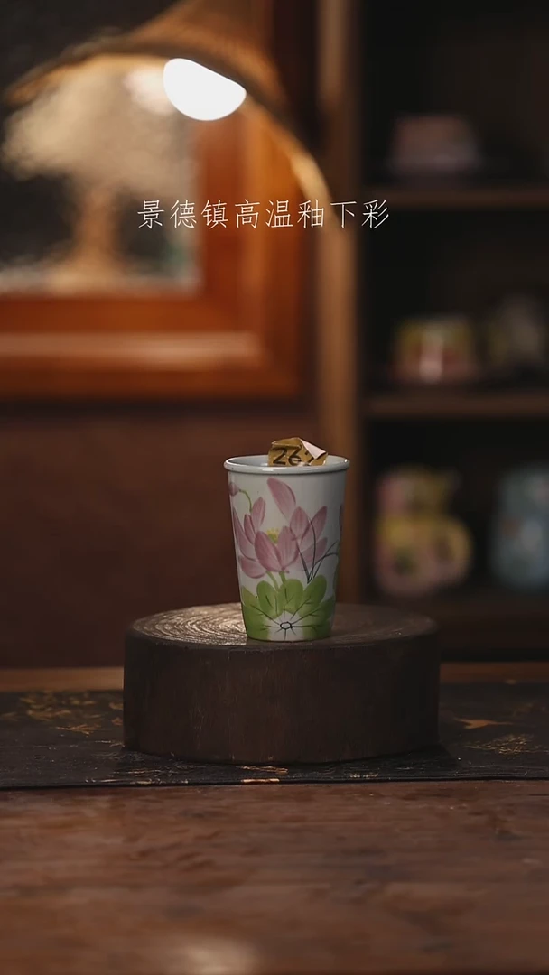 陶瓷景德镇高温釉下手绘陶瓷262