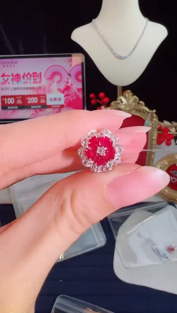 【闪购商品】红宝石颈饰18K金镶嵌BN17978#-Y#94