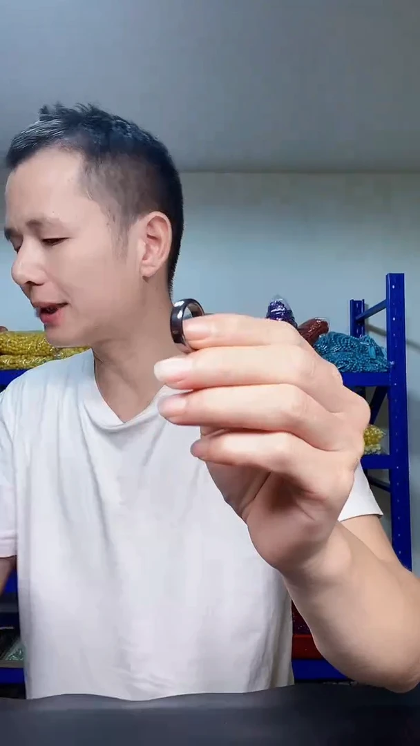 非金属珐琅D004新疆阿尔泰星陨戒指