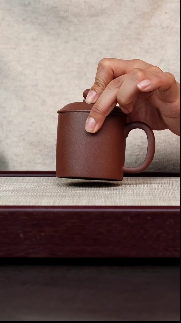 茶杯紫砂底槽清鱼乐小杯
