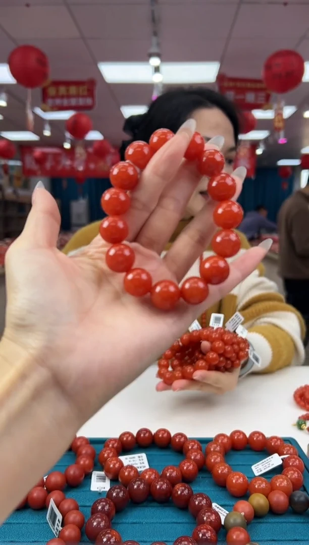 【闪购商品】南红玛瑙手串未镶嵌1.19-（多样式）