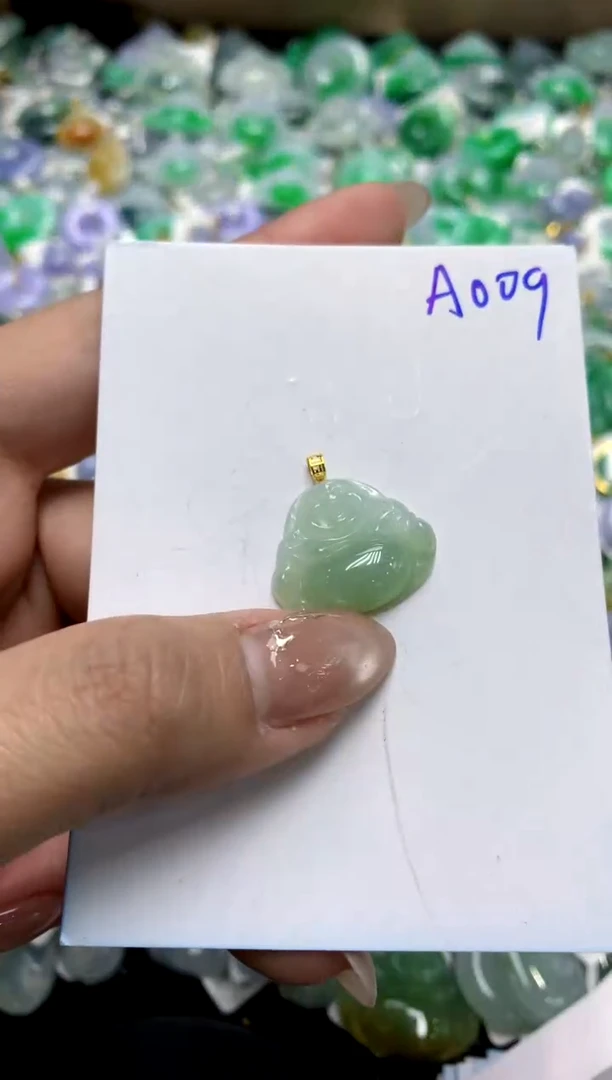 【闪购商品】翡翠颈饰18K金镶嵌11111111