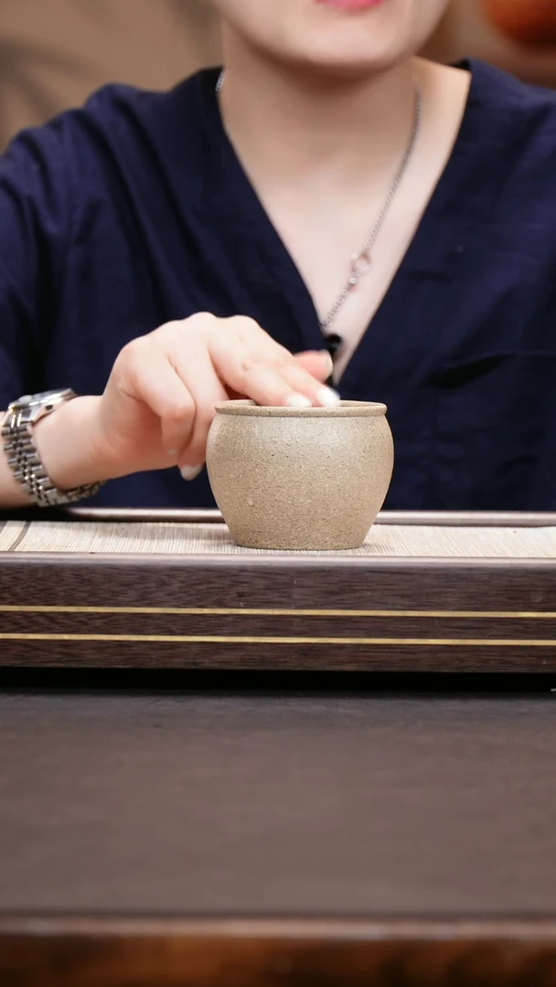 茶壶紫砂白芝麻段 风水缸杯