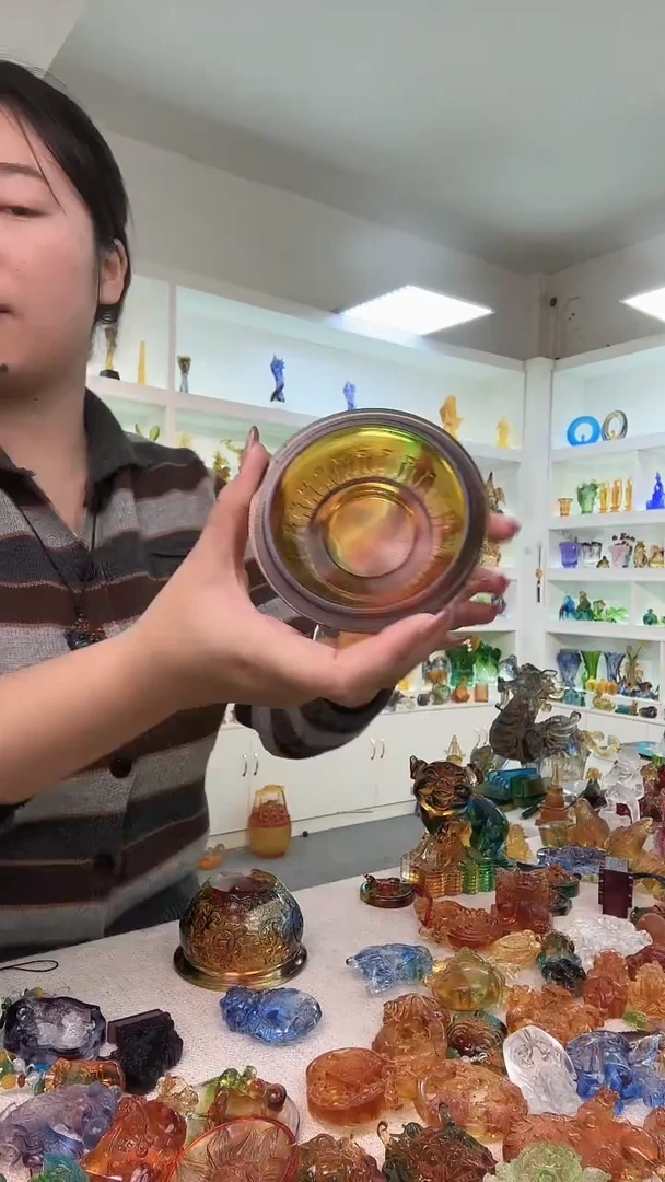 手工艺品琉璃大香碗