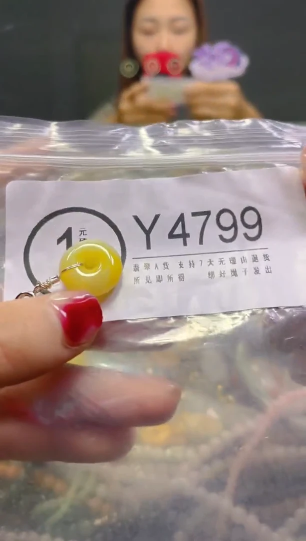 颈饰未镶嵌翡翠/Y/翡翠A货，一件也是批发价