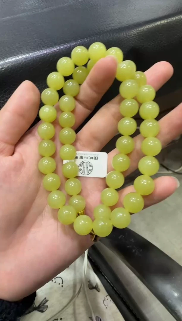 未镶嵌手链和田玉若羌黄口妈妈链 （产地直发）