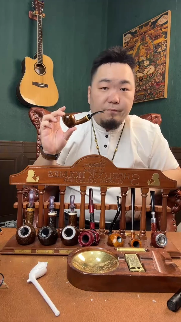 石楠木木雕款意大利进口石楠木烟斗