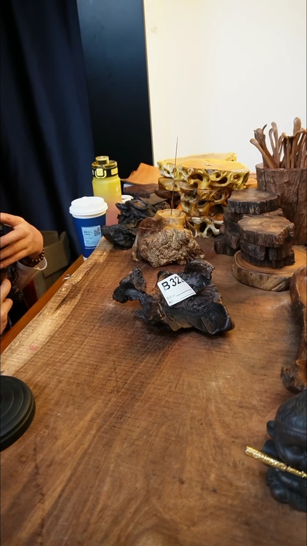 B322鹰瞳木作手工工艺香插