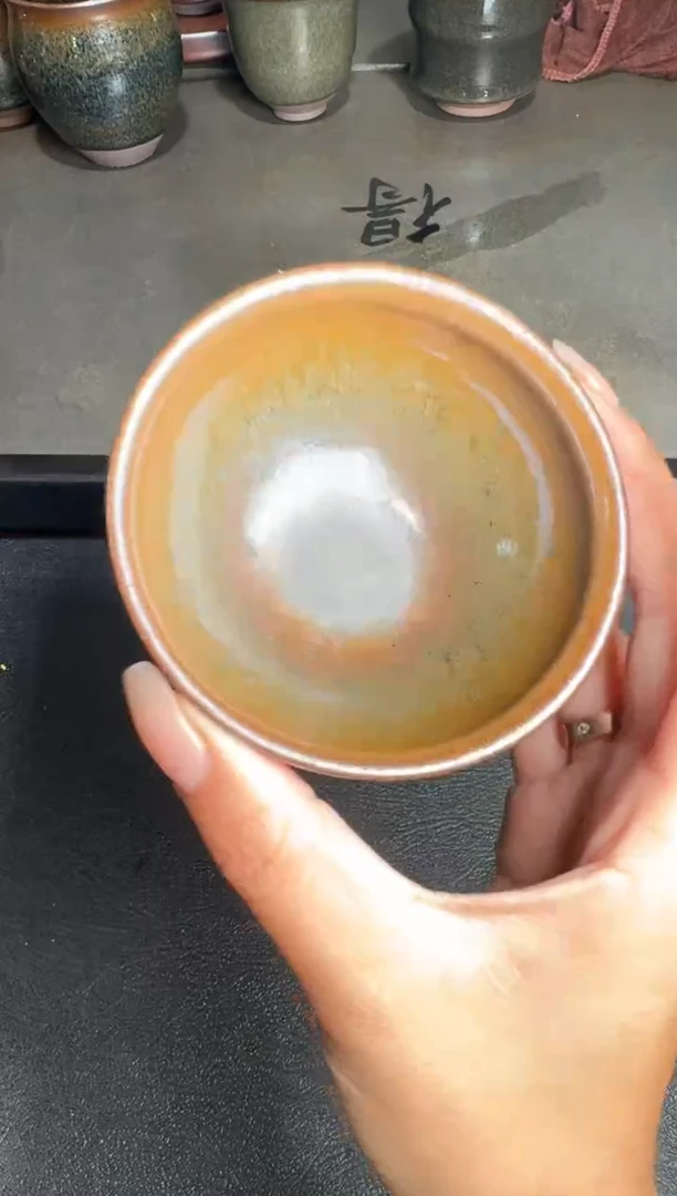 茶盏严柳忠龙窑柴烧114