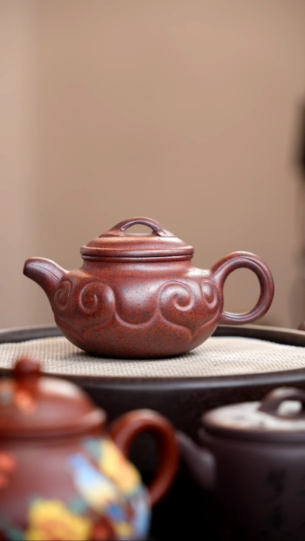 茶壶紫砂天星泥仿古如意