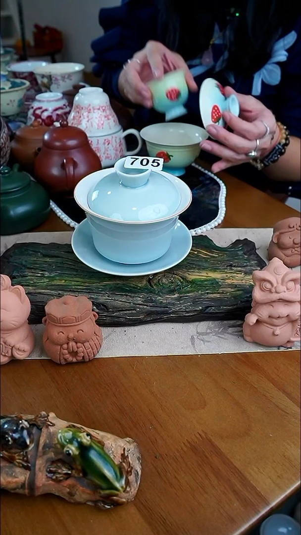 茶瓷物语盖碗705
