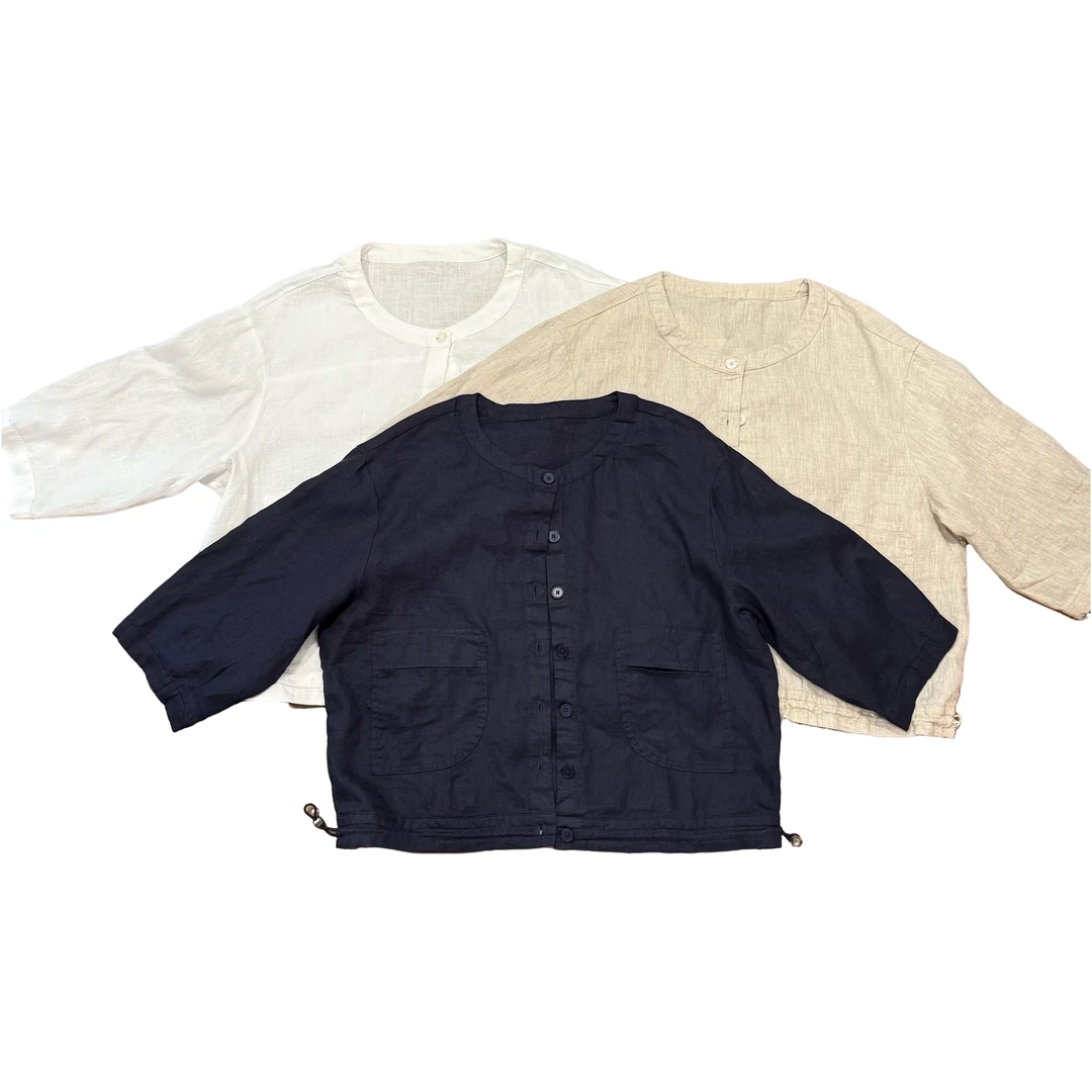 WANGNAFUSHI“‘天然空调’透气性佳“轻奢感简约上衣，时尚舒适感纯色