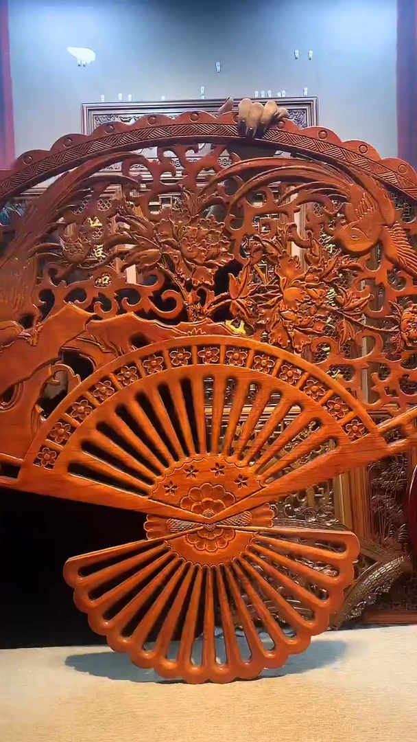 香樟木木雕款香樟木1.2*40梅兰竹菊四条屏+ 凤穿牡丹115*85仿古