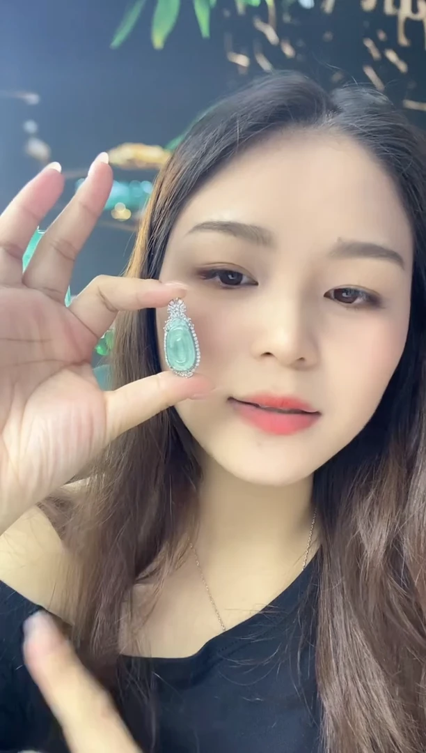 翡翠未镶嵌吊坠(不含链)天然A货翡翠-多样性随机发货1【婉婉】福呗