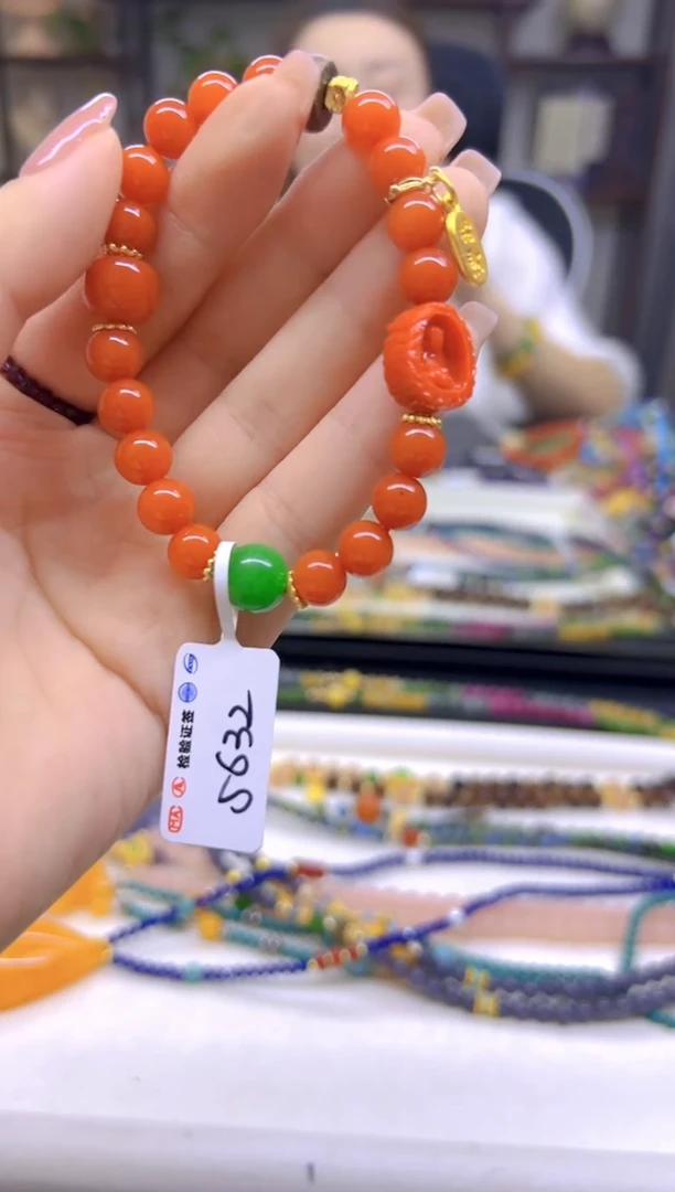 手链未镶嵌南红玛瑙DIY款S