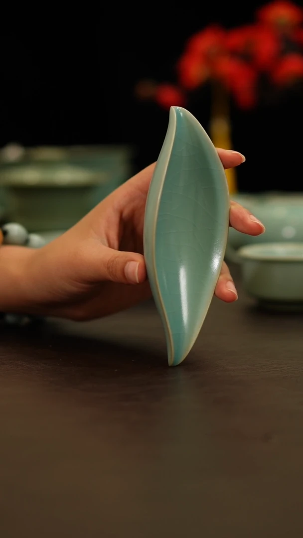 摆件汝宋汝瓷茶则