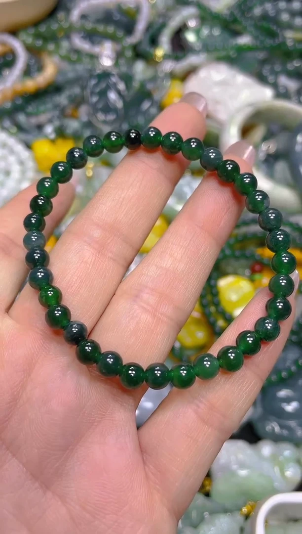 颈饰未镶嵌翡翠5MM