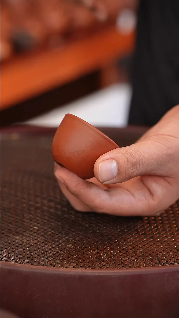 茶壶紫砂大红袍 生砂生料杯子 50cc