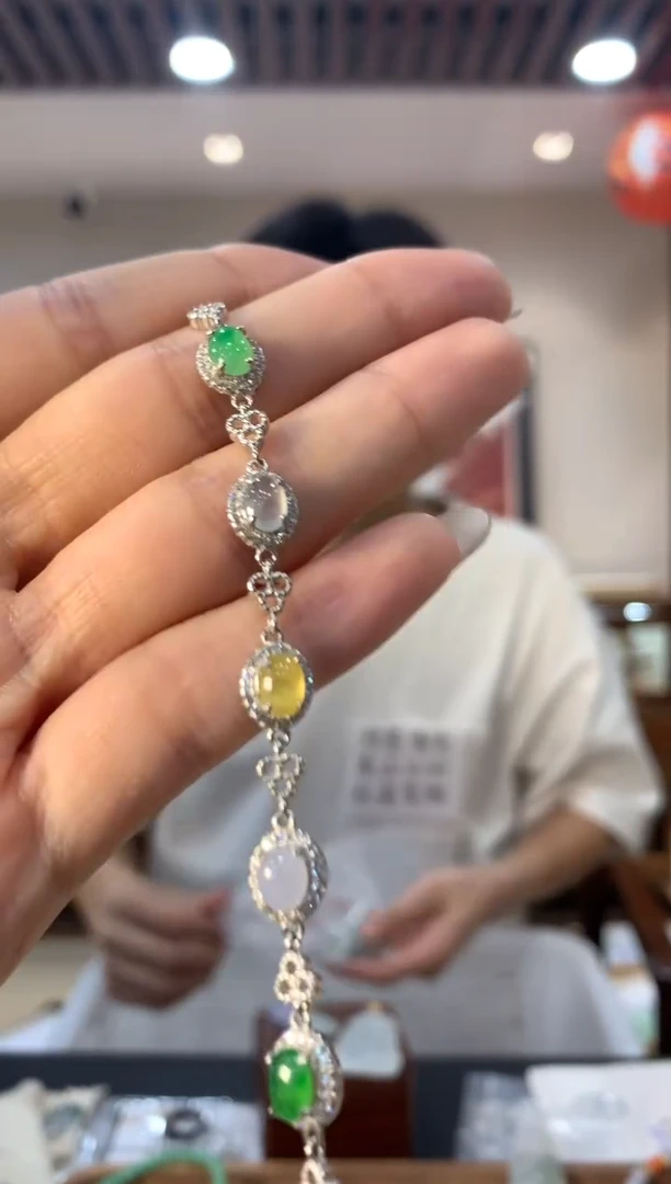 未镶嵌手链翡翠手链
