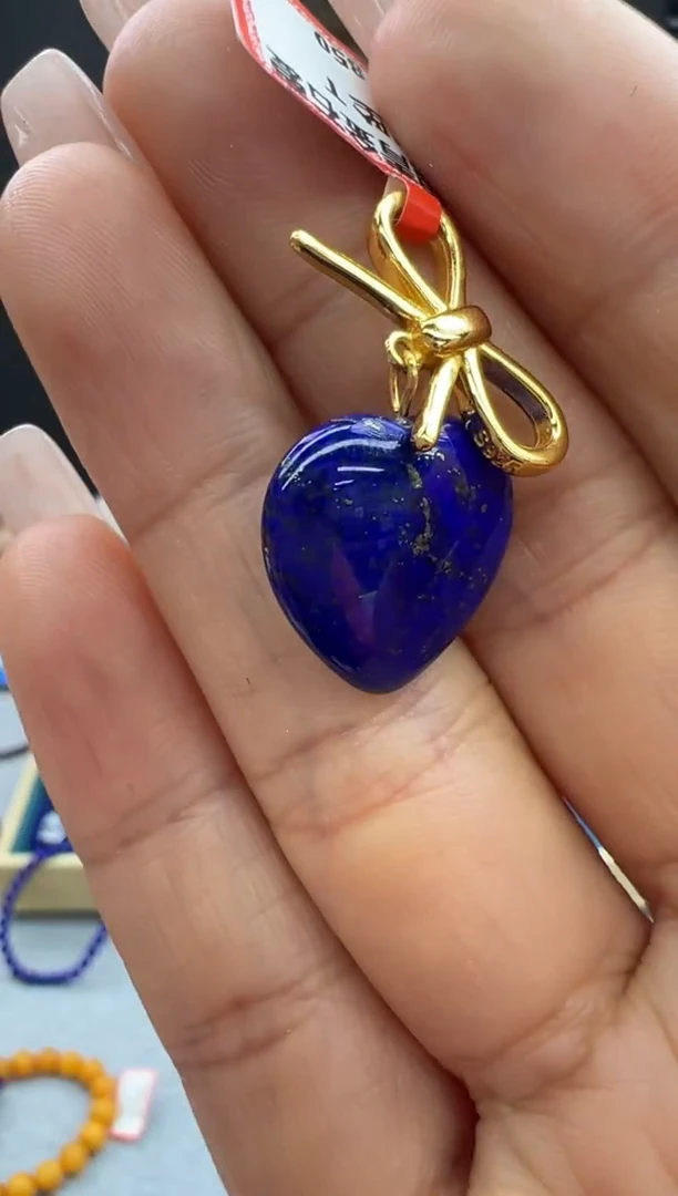 【闪购商品】青金石颈饰银S925镶嵌878秒拍号