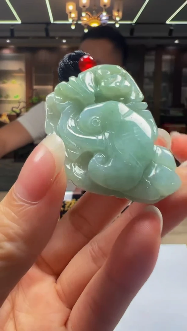 翡翠未镶嵌颈饰Q2025-7-31-1