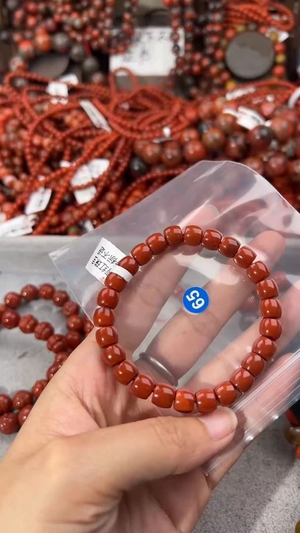南红玛瑙手串未镶嵌6